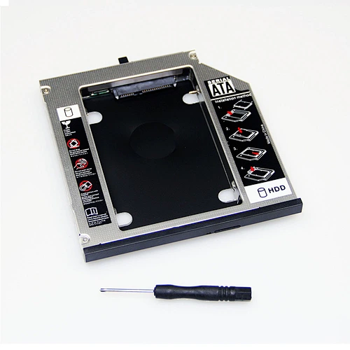 For IBM T410 T410S T420S T500 W500 X200 T400 T430S 9.5MM SATA 2nd HDD Caddy