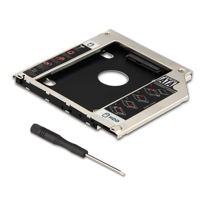 For Apple MacBook PRO 466 470 SATA 3.0 9.5MM Slim 2nd HDD Caddy
