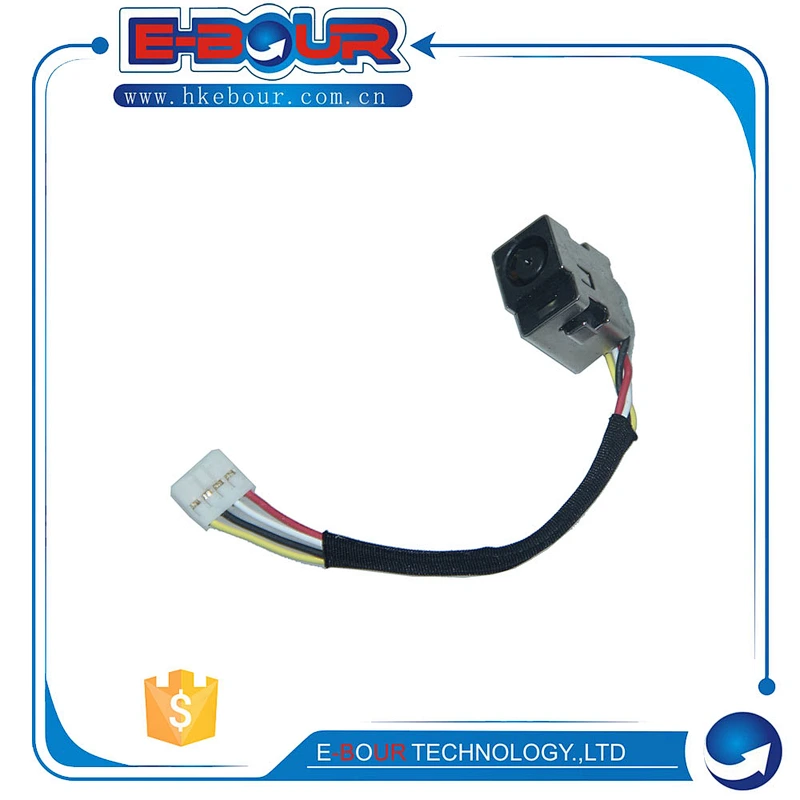 Laptop DC Power Jack Connector for HP DV3 DC Adapter with Cable EB265W