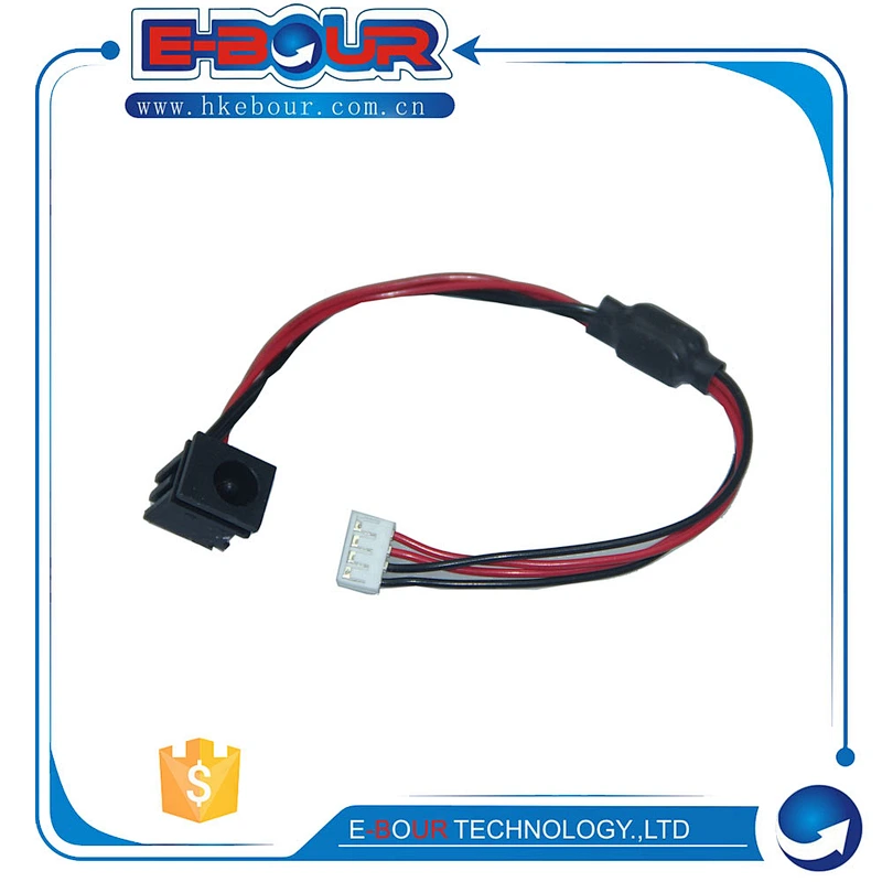Laptop DC Power Jack Connector for Toshiba Satellite M55 M50 DC Adapter with Cable EB266