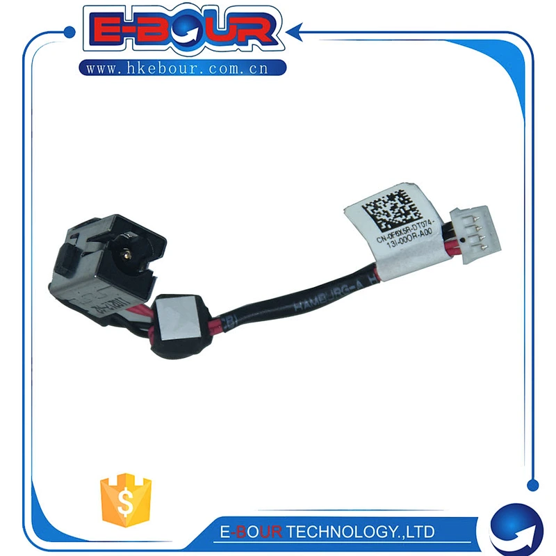 Laptop DC Power Jack Connector for Toshiba Satellite C850 C850D C855 DC Adapter with Cable EB324