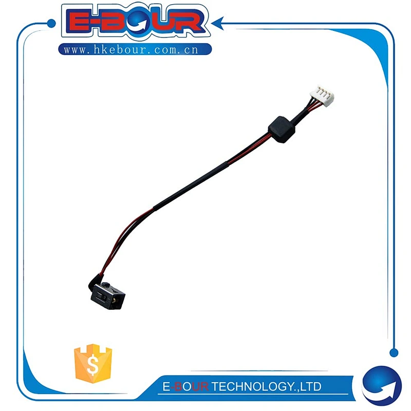 Laptop DC Power Jack Connector for Toshiba C855D C50 DC Adapter with Cable EB313