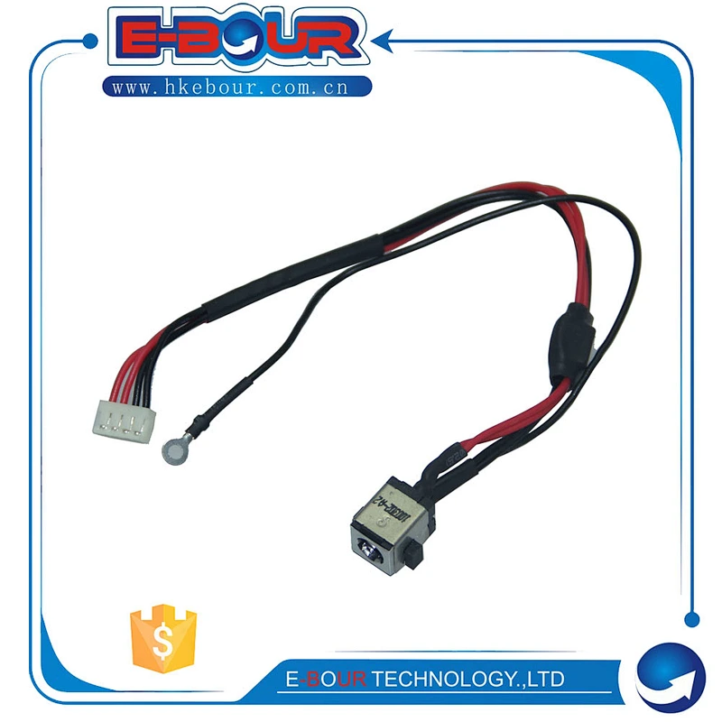 Laptop DC Power Jack Connector for Toshiba Satillite AS355 A355D DC Adapter with Cable EB312