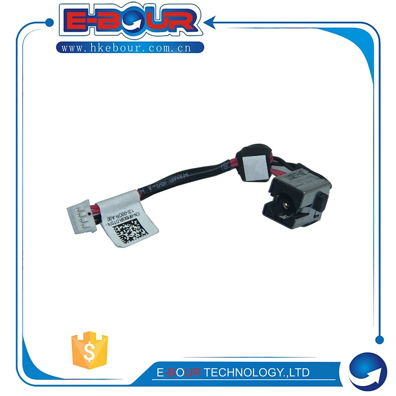 Laptop DC Power Jack Connector for Toshiba Satellite C850 C850D C855 DC Adapter with Cable EB324