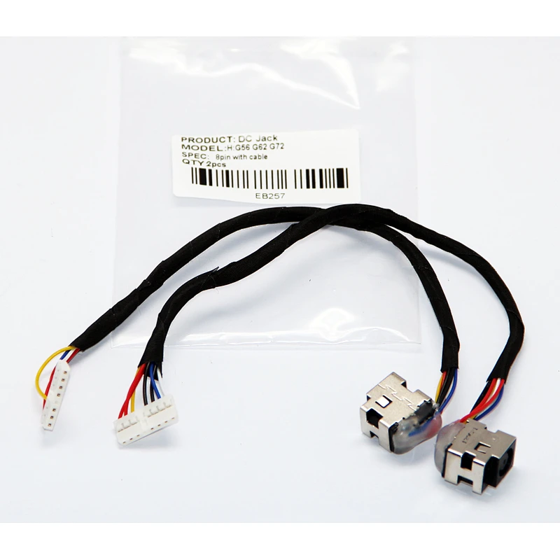 Laptop DC Power Jack Connector for HP G56 G62 G72 CQ56 CQ62 DC Adapter EB257