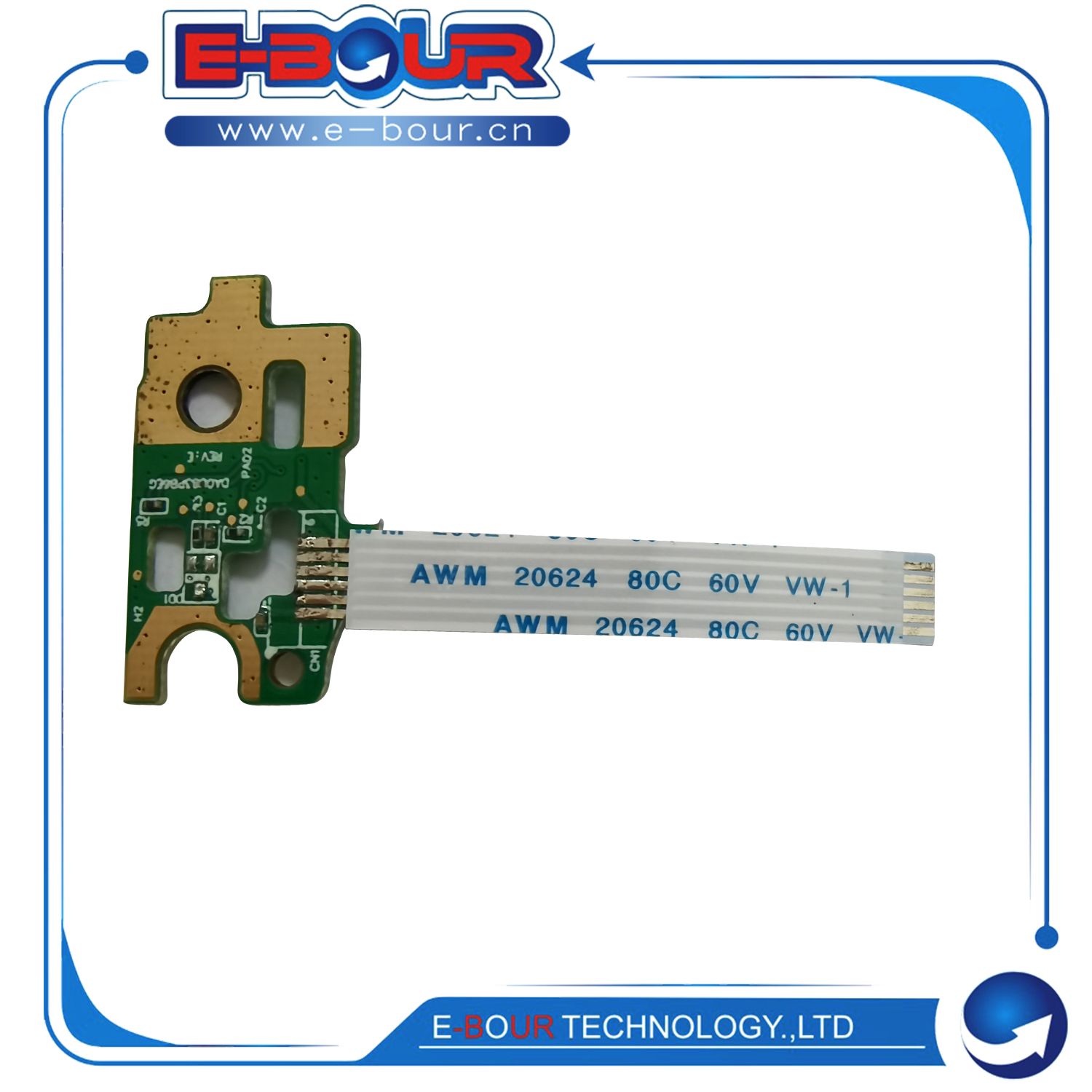 For HP Pavilion 15-N 14-N 15-F DA0U83PB6E0 Laptop Power Button Board