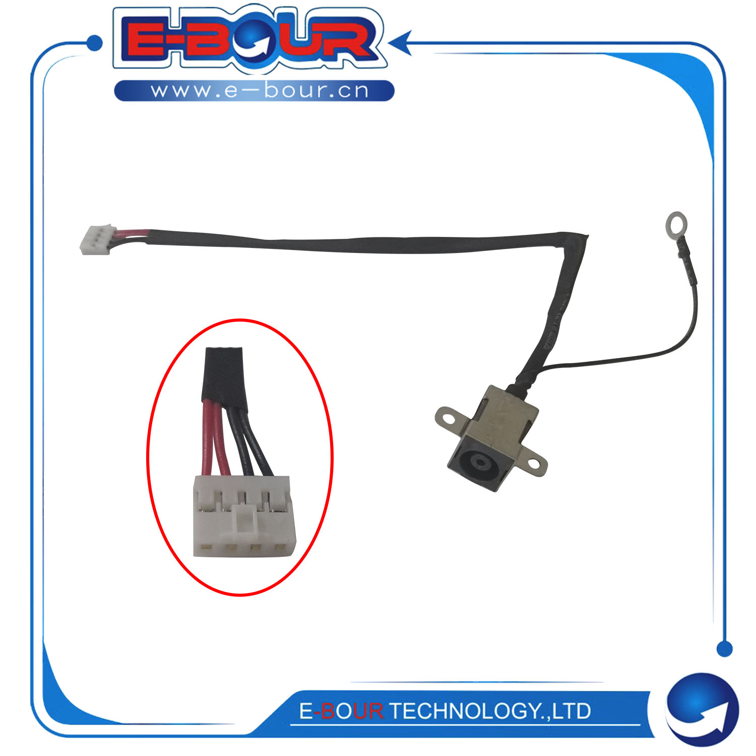 Laptop DC Power Jack Connector for LG R410 C400 DC Adapter EB281