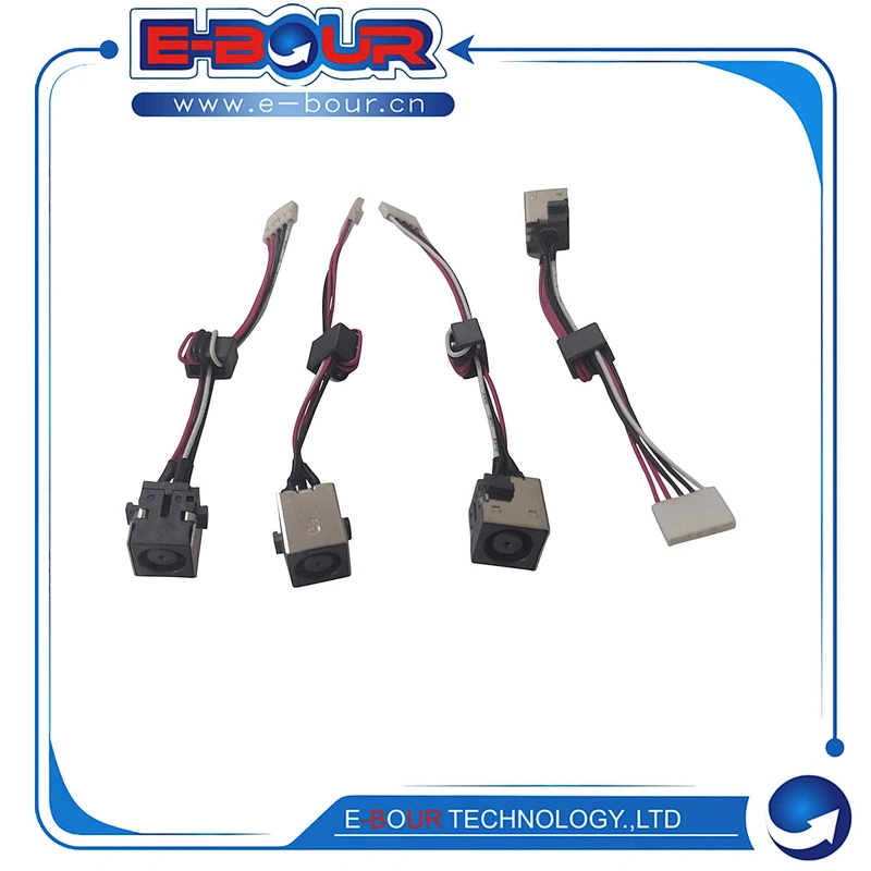 Laptop DC Power Jack Connector for Dell Inspiron 15R-5520 15R-7520 V3560 DC Adapter with Cable EB316W
