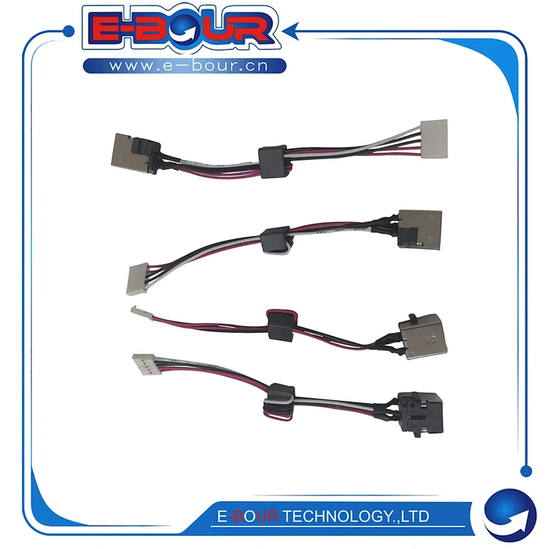 Laptop DC Power Jack Connector for Dell Inspiron 15R-5520 15R-7520 V3560 DC Adapter with Cable EB316W
