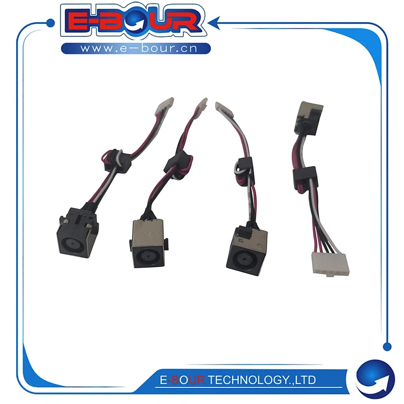 Laptop DC Power Jack Connector for Dell Inspiron 15R-5520 15R-7520 V3560 DC Adapter with Cable EB316W