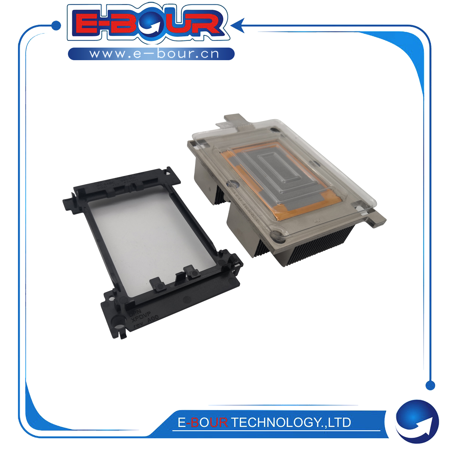 For Dell R440 R540 01CW2J Puer Copper CPU Heatsink Server Radiator Cooler