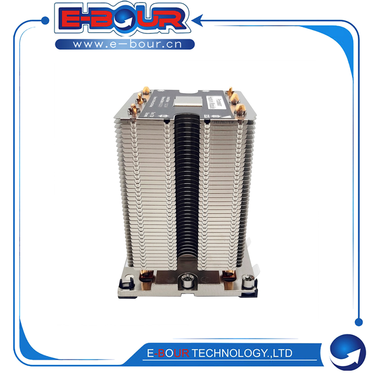 Processor Heatsink Module for Lenovo ThinkSystem ST558 ST550 01KP658 Puer Copper CPU Server Heatsink