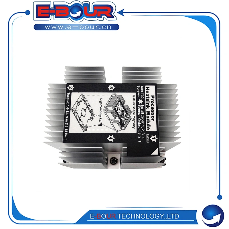 Processor Heatsink Module for Lenovo Thinksystem SR650 SR550 01KP655 Puer Copper CPU Server Heatsink