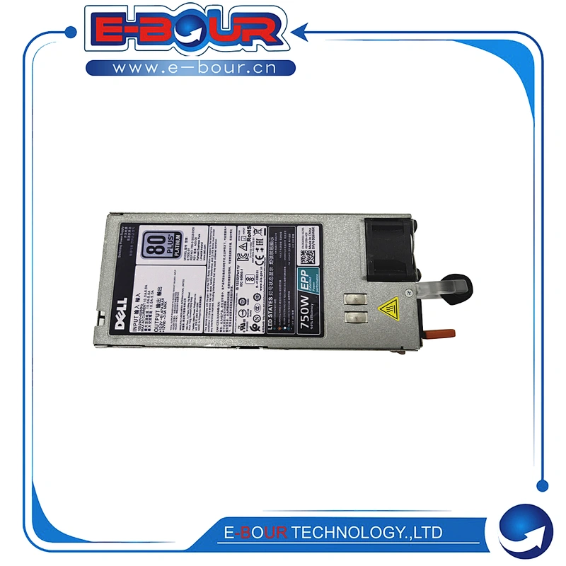 750W Server Power Supply for Dell PowerEdge R530 R630 R640 R740 R730 R730XD G6W6K 0G6W6K CN-0G6W6K 05RHVV 0V1YJ6 0Y9VFC 0HTRH4 08H33M