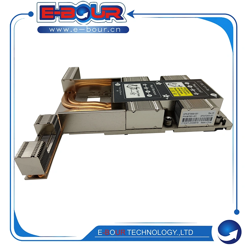 For HP DL580 DL360 DL560 G10 872453-001 873590-001 High Performance Puer Copper CPU Heatsink Server Radiator Cooler