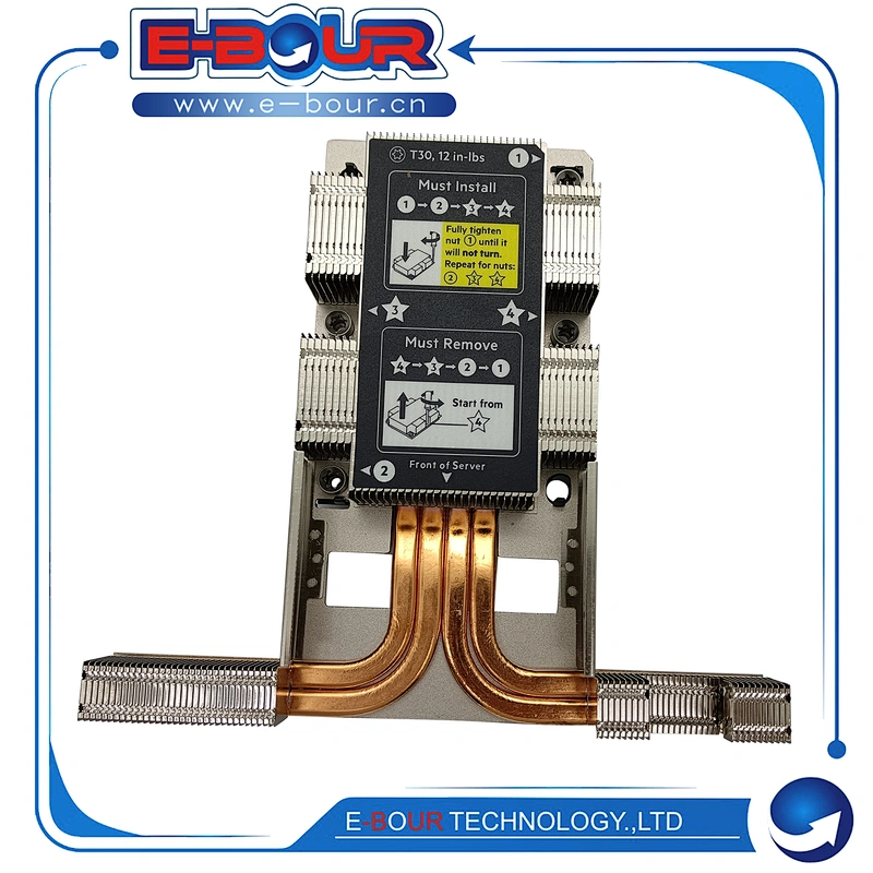 For HP DL580 DL360 DL560 G10 872453-001 873590-001 High Performance Puer Copper CPU Heatsink Server Radiator Cooler