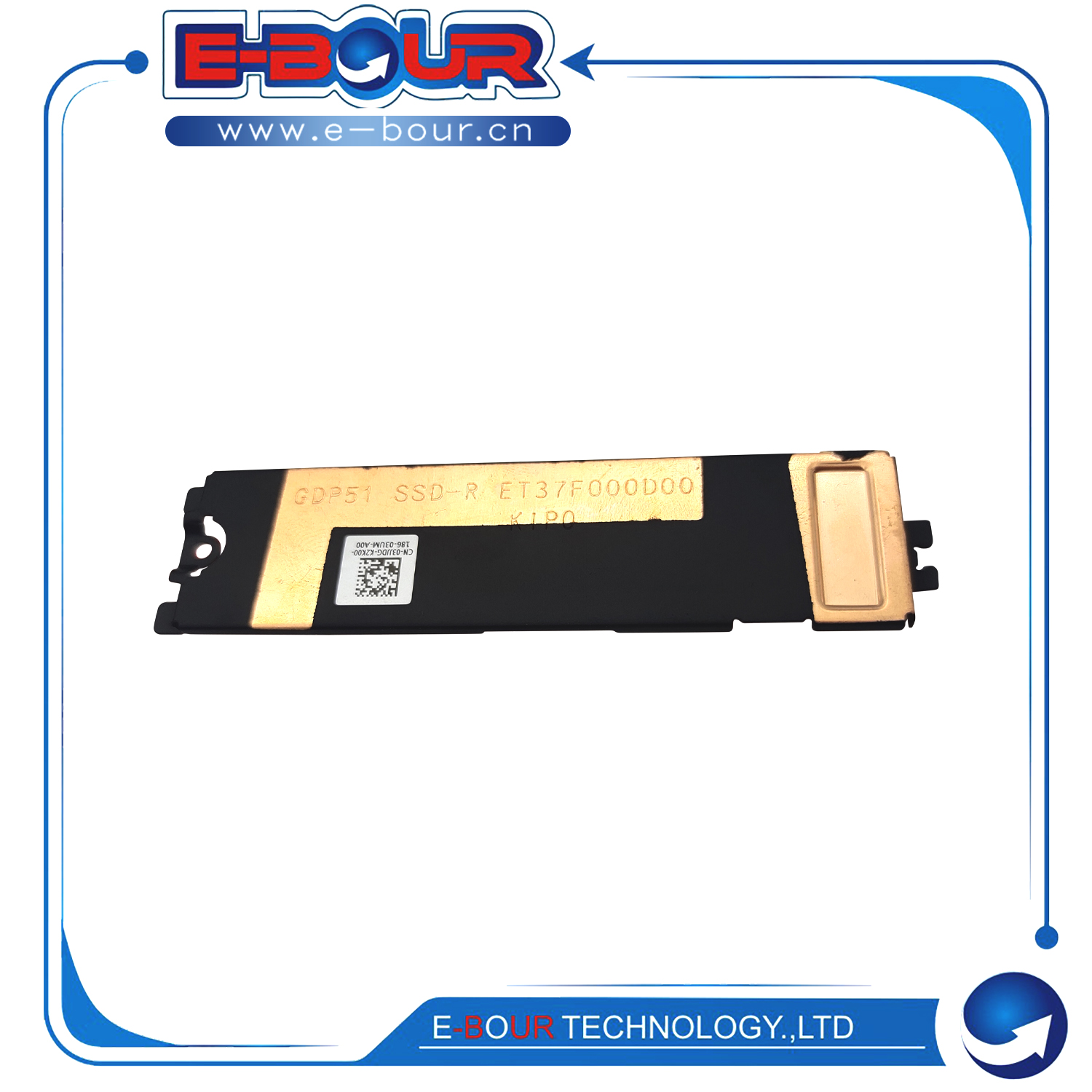 2nd SSD Heatsink Hard Drive Cover Thermal Heat Shield Bracket for Dell XPS 15 9500 9510 9520 precision5550 5560 Right