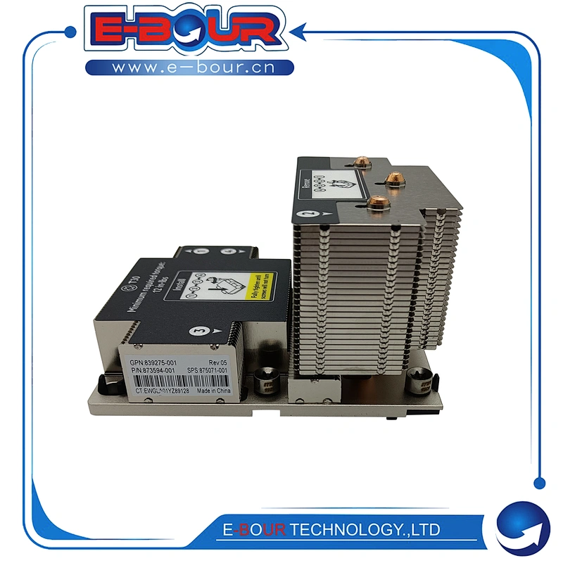 Processor Heatsink Module for HP DL388 DL380 G10 875071-001 839275-001 873594-001 High Performance Puer Copper CPU Server Heatsink