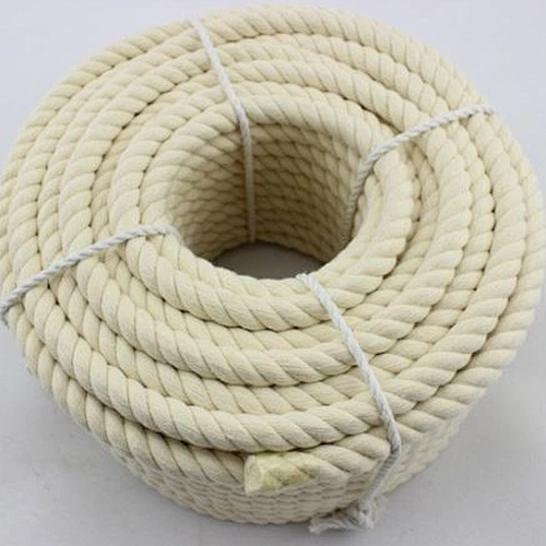 Beige Color Soft 12 Braided Cotton Rope