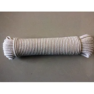 4mm Natural Braided Cotton Rope For Sale