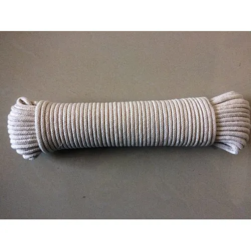 4mm Natural Braided Cotton Rope For Sale