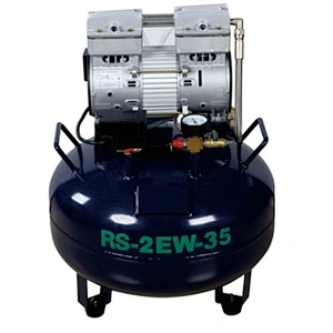 Oil free air compressor, 35L can support 2 dental unit