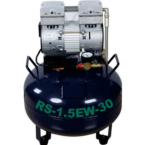 Oil free air compressor, 30L can support 1 dental unit