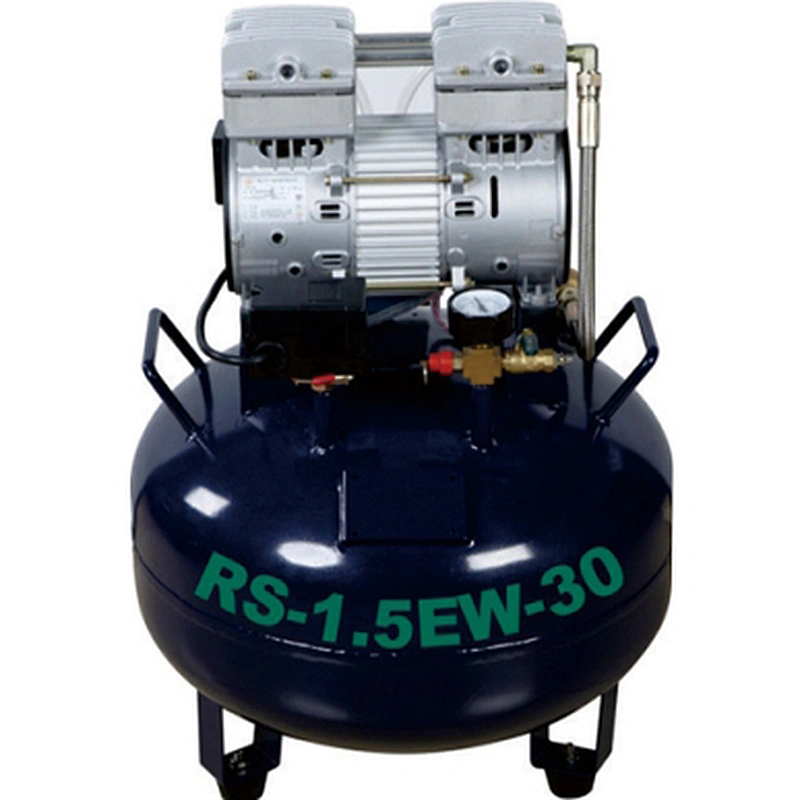 Oil free air compressor, 30L can support 1 dental unit