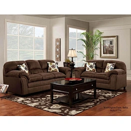 Chocolate color fabric European modern soft health elastic large sponge high quality wooden living room 3+2 sofa set