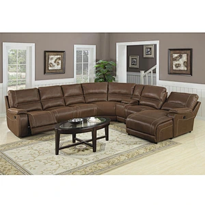 Frank Furniture Air Leather Sectional Sofa Living Room Recliner Sofa