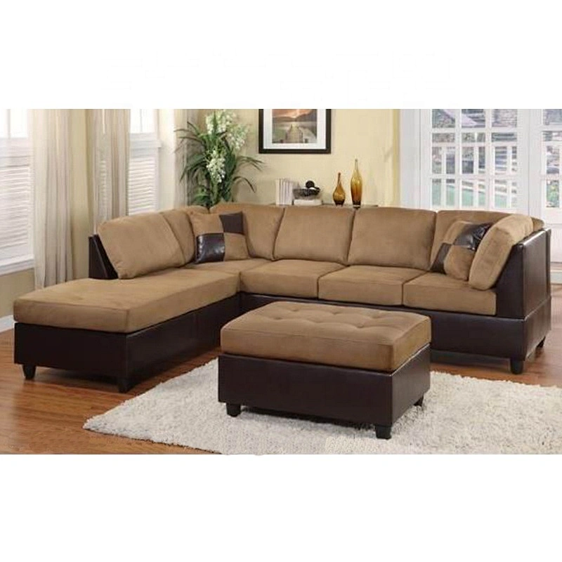 New Fashion Design Corner Recliner Lurxy Sofa Living Room Furniture Sofa Sectional Corner Leather Sofa