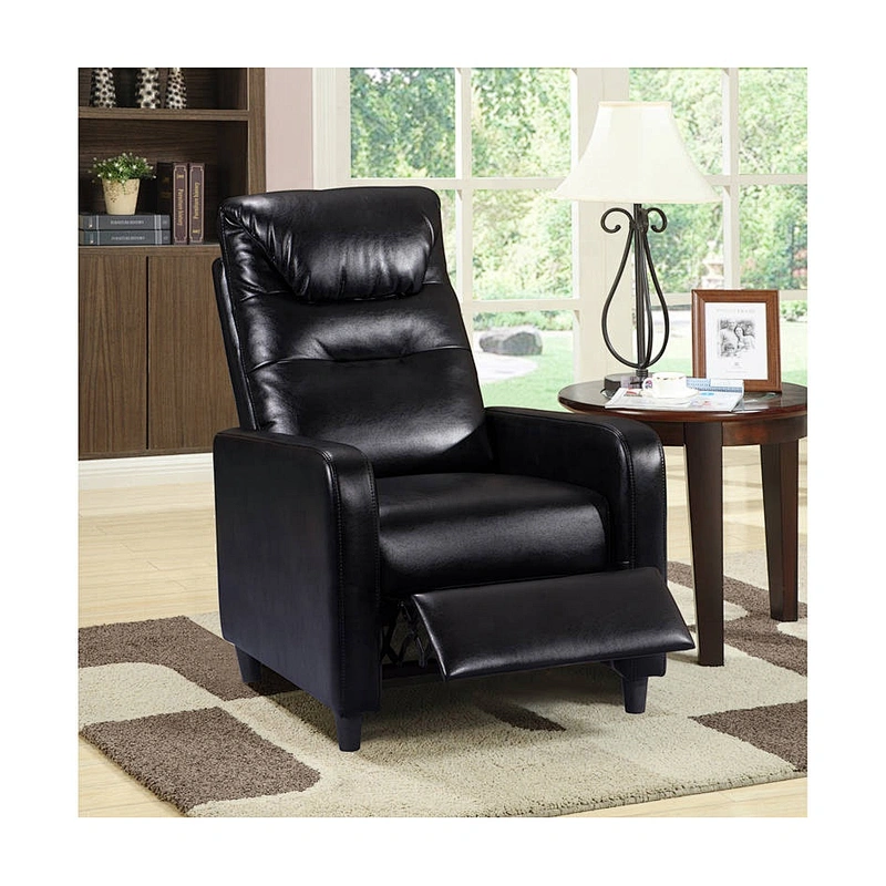 Europe Style Leisure Arm Chair For Living Room Luxury Indoor PU/Leather Office Chair Cheap Push Back Recliner Chair