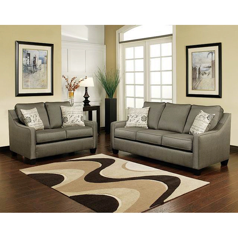 Blue Comfort Fleece Modern Style 3+2 Combination High Quality Healthy Sponge Living Room Sofa