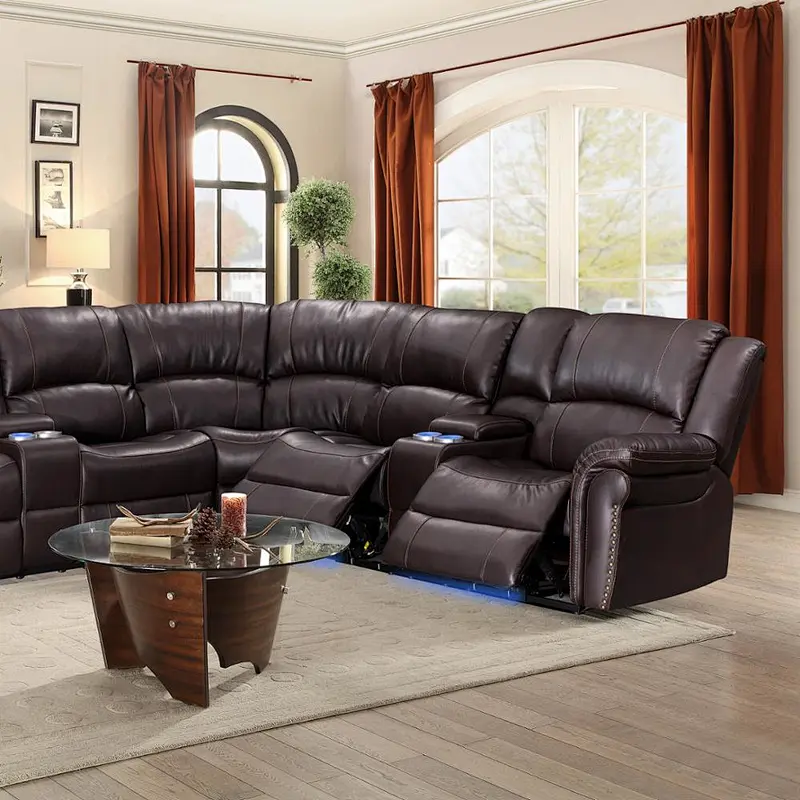Best selling luxury european style high quality and functional cheers fold out recliner sofa