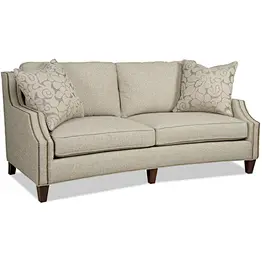 Beige modern design with vintage foam nails high quality sponge living room double sofa