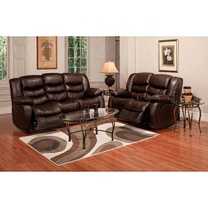 Hot selling modern design leather  living room furniture sofa recliner