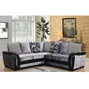Factory Supplier Couch Living Room Sofa Low Price  Modern Design Wooden Sofa Set Designs