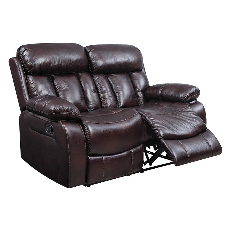 European best selling style 3+2+1 seven seats with soft back cushion seat living room leather recliner sofa set