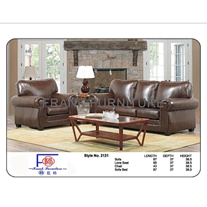 Hot sell American fashion design synthetic leather living room furniture customized  sofa cover