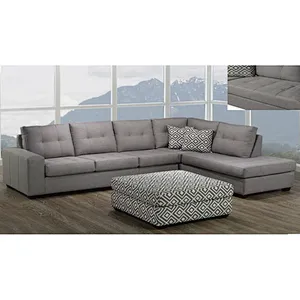European modern style simple high quality comfortable linen cloth 3+1 living room cut & sew sofa cover