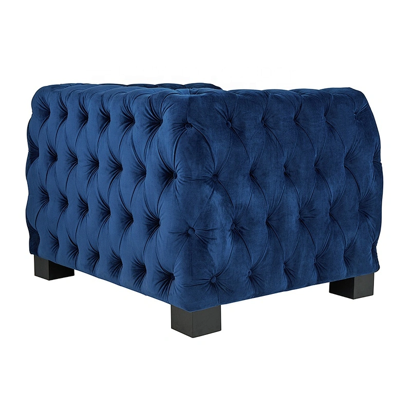 American Hot Selling Living Room Furniture American Style Fabric Upholstered Back Sofa