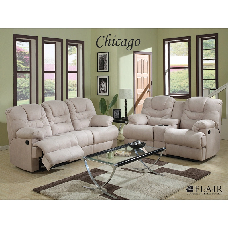 Modern style 2020 hot selling White comfortable large backrest high quality leather recliner sectional sofa