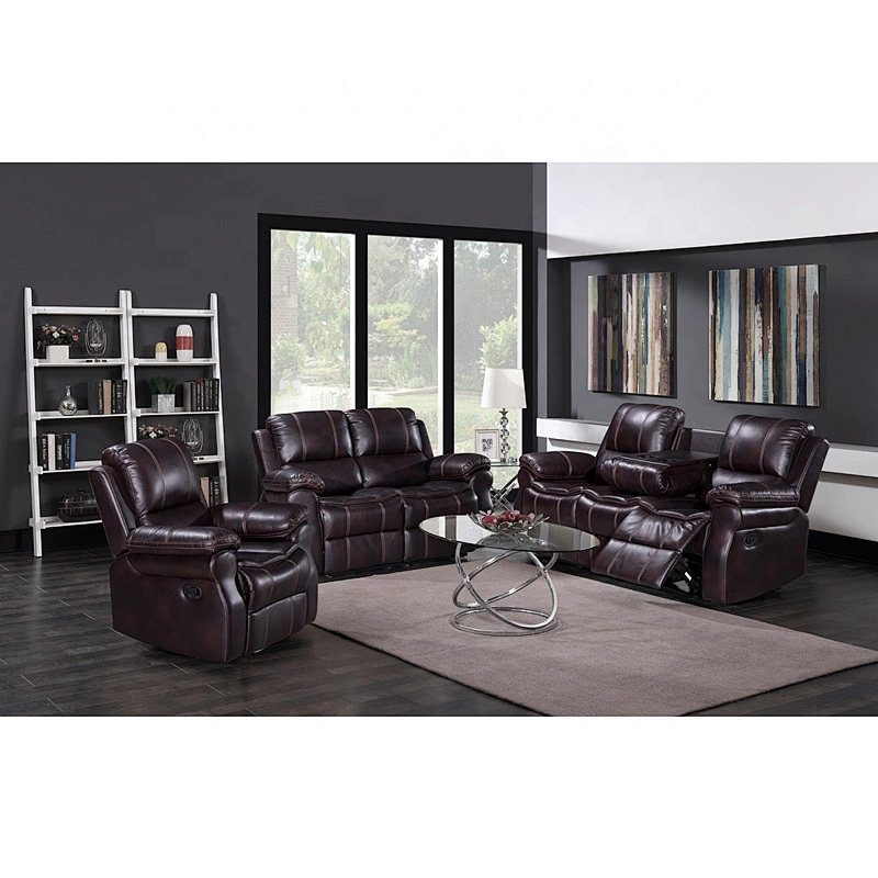 Frank Furniture Leather Recliner Chair High Quality  Home Furniture Classical American Style Recliner Corner Sofa