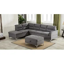 2020 newest living room furniture Comfortable and healthy soft fabric high quality seven-seat corner sectional sofa