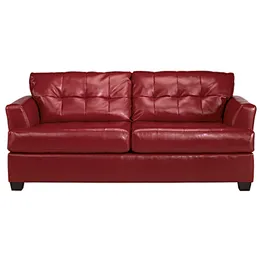 Modern red healthy high quality living room sponge cushion leather double seat large sofa