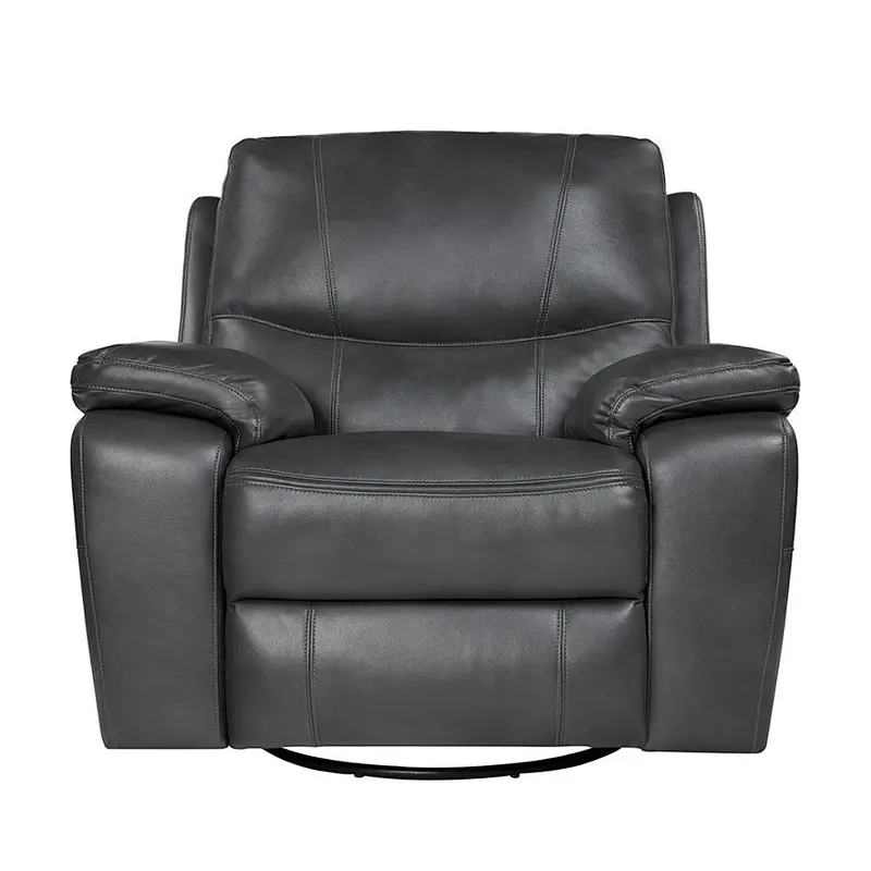 High-end Antique High Quality  Air Leather Living Room Furniture  Recliner Sofa