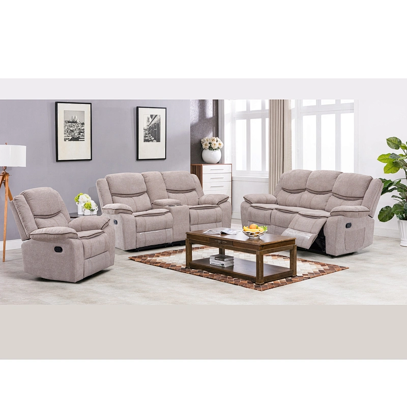 Frank furniture wholesale living room recliner sofas American style glider rock chair 7 seater sofa  recliner