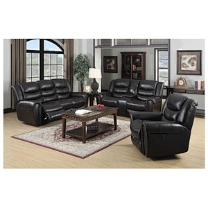Top sale loveseat recliner with nail and console cup holder modern recliner leisure sofa chair