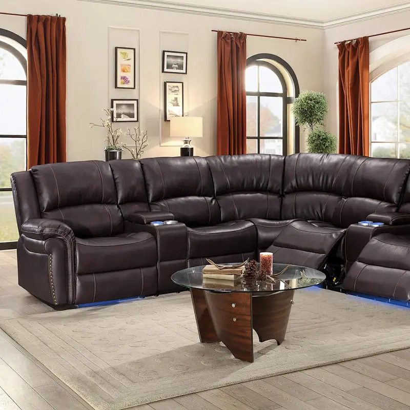 Best selling luxury european style high quality and functional cheers fold out recliner sofa