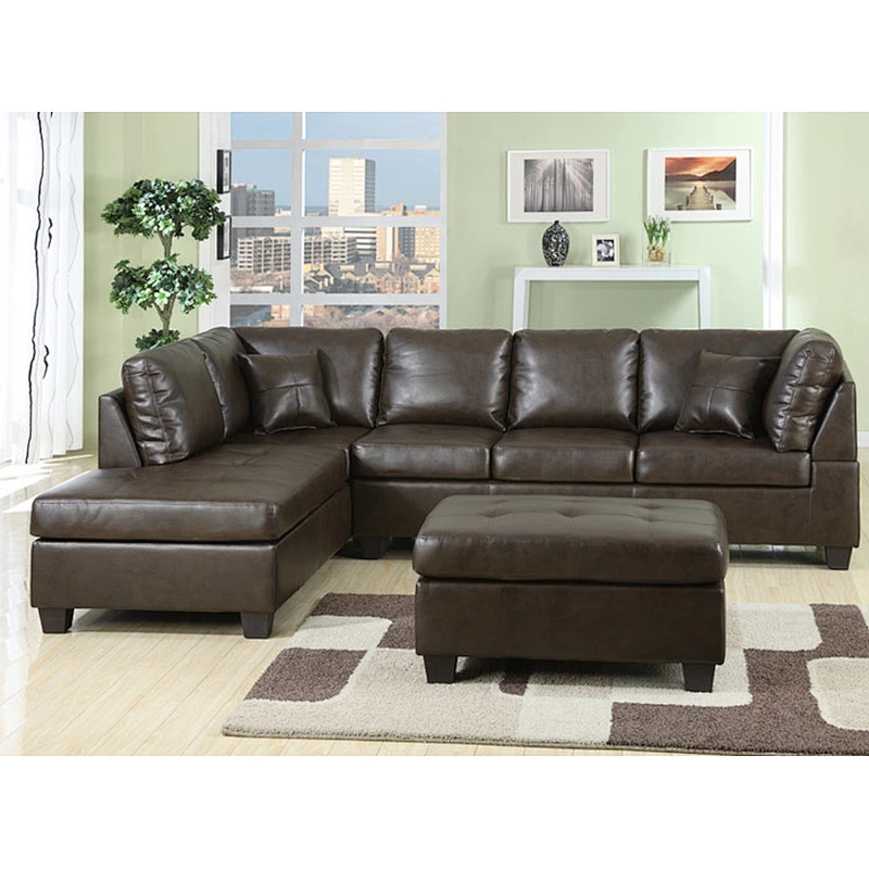 Frank Furniture Antique Style With Chaise Comfortable Home Sectional Sofa Living Room Sofa